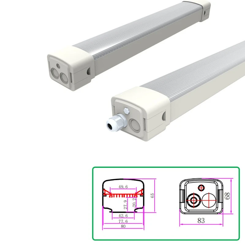 Двоколірний екструдований корпус Tri-Proof Light